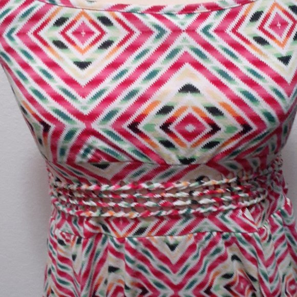 No Boundaries NOBO Junior High Low Design Spaghetti Strap Dress - Size XL 15-17 - Picture 4 of 8